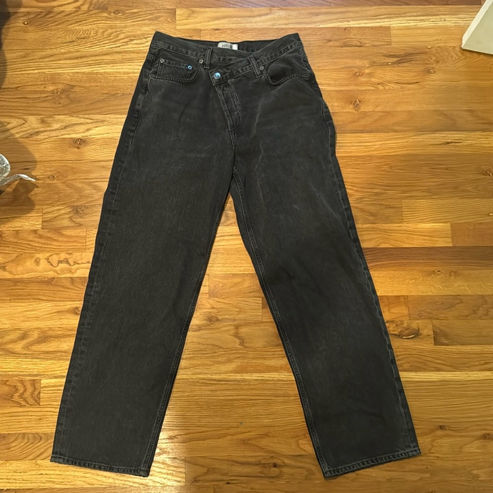 Agolde Criss Cross Upsized Jean in Suburbia - Size 28
